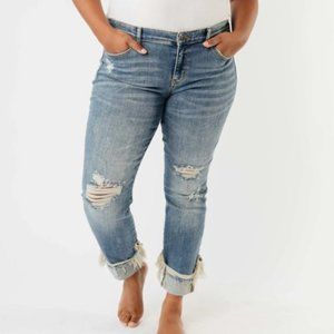 LAST PAIR!! Great Lengths Cuffed Girlfriend Jeans